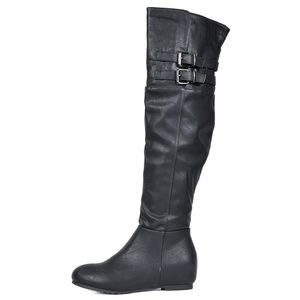NWT - Black Over the Knee Boots - Size 8.5